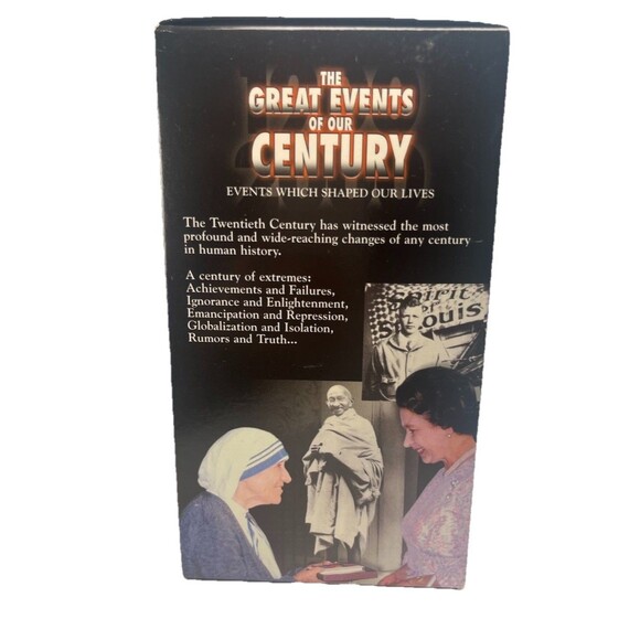 1997 The Great Events Of The Century Madacy VHS Video Tape Set 10 Tapes - Picture 5 of 6